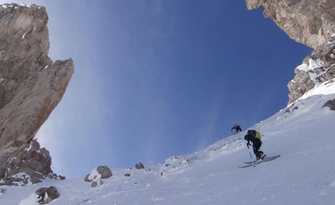 la brèche de Roland en hiver (2780 m)