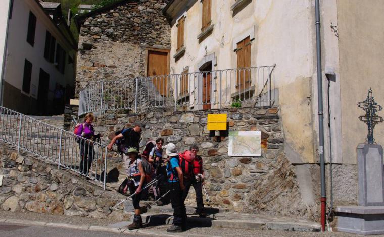 Le départ du chemin